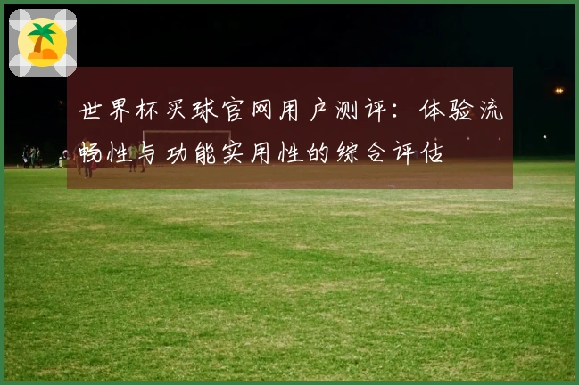 世界杯买球官网用户测评：体验流畅性与功能实用性的综合评估